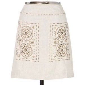 NWT Anthropologie Floreat First Rays Skirt Sz 8
